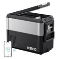 ICECO JP50 Pro Dual Zone Wheeled 51QT Portable Cooler Silver