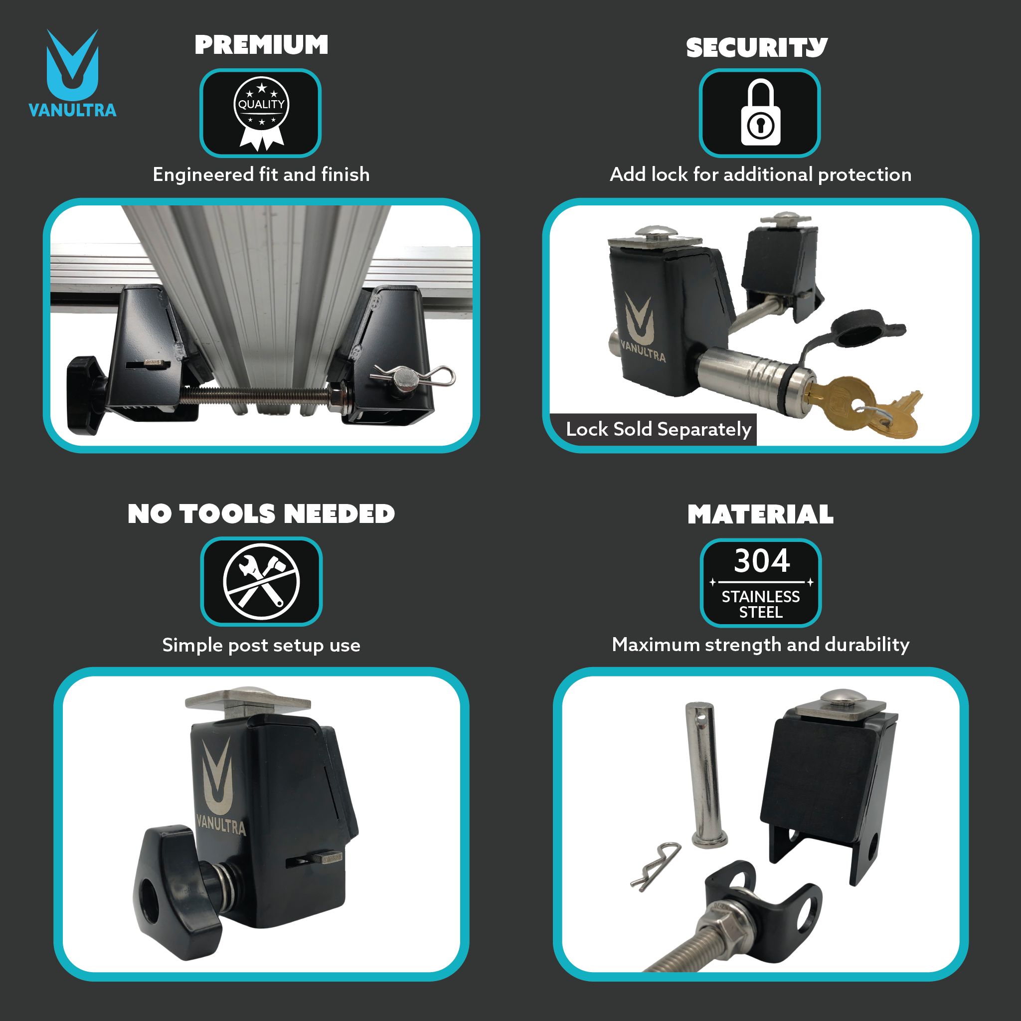 The Slipstream - Quick Release Tent Mounts