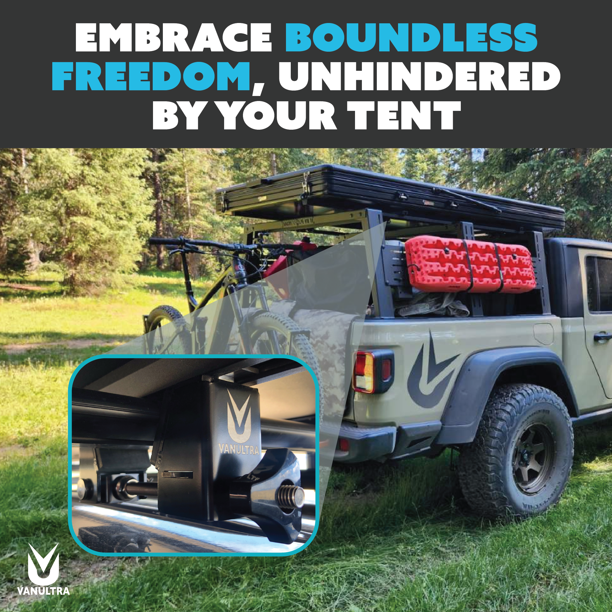 The Slipstream - Quick Release Tent Mounts